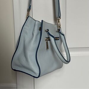 Danier Leather Light Blue Handbag